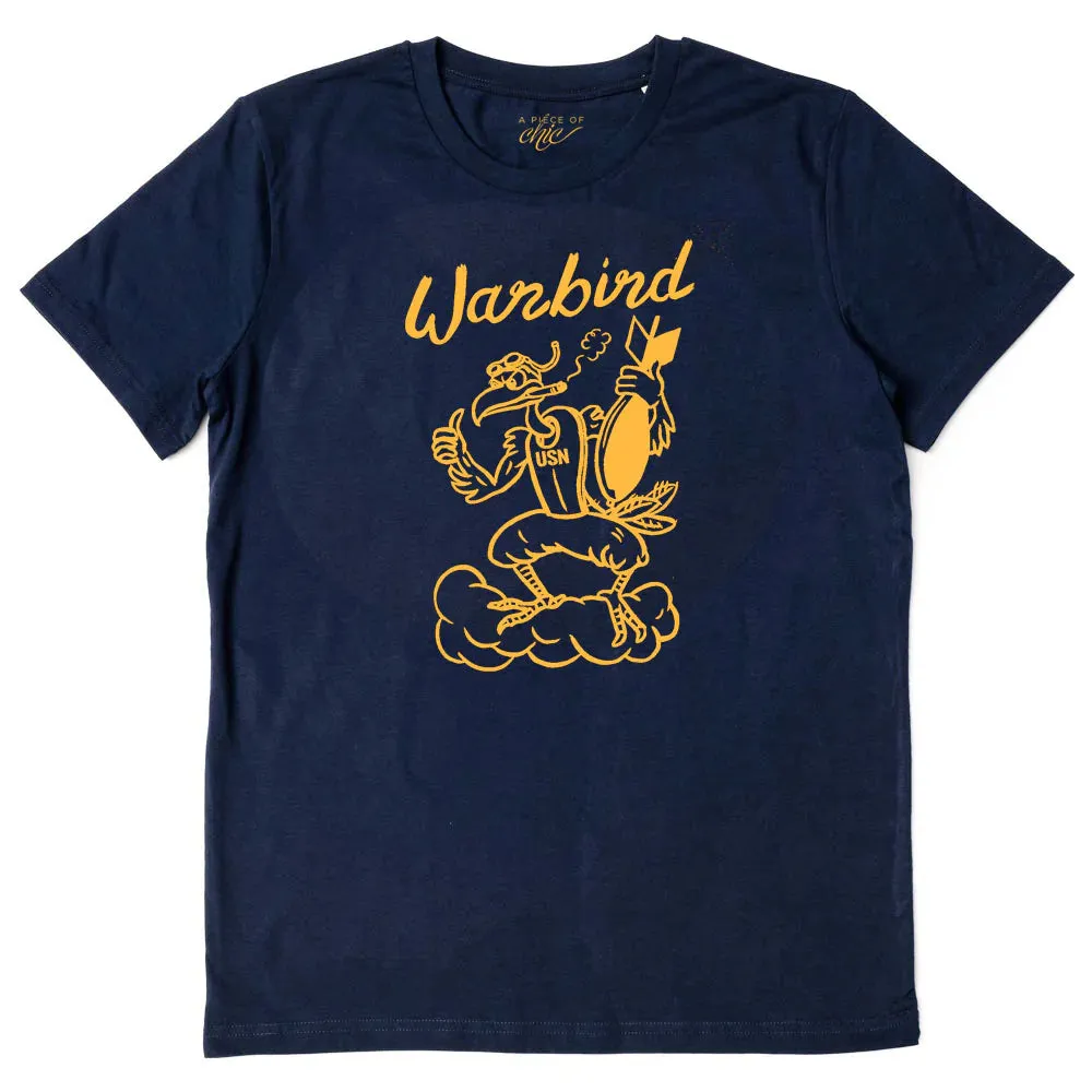 A Piece Of Chic "War Bird" Navy Tee
