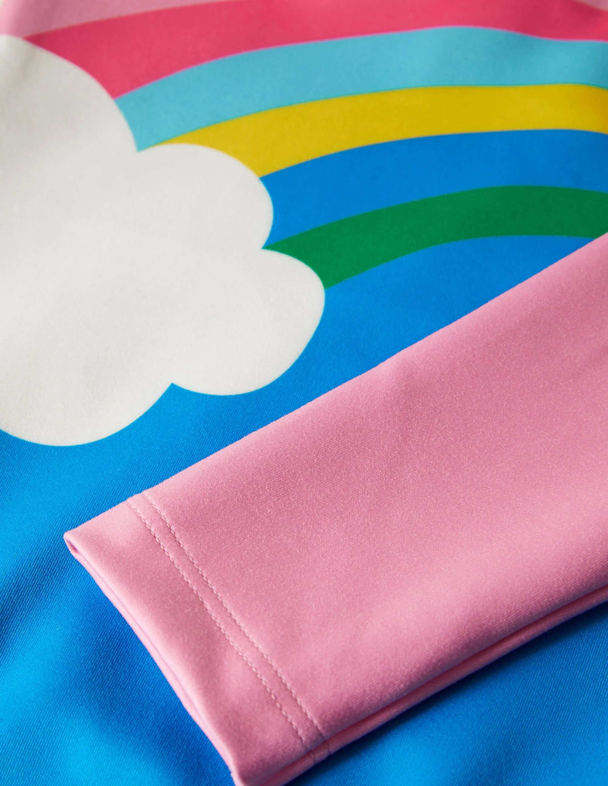 Activewear Leotard-Pink Lemonade Rainbow
