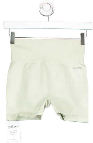 Bo   Tee Green High Waisted Seamless Shorts UK S