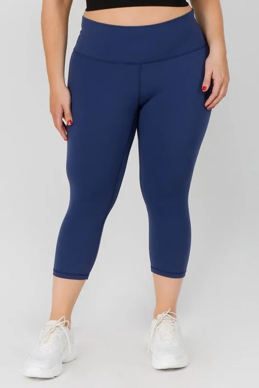 Buttery Soft Capri Activewear  Leggings
