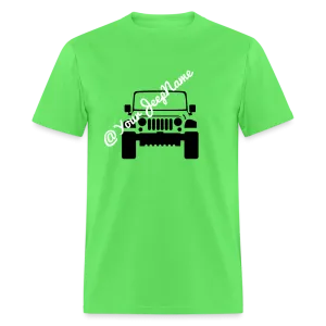 Classic Lime Neon Green Jeep T-Shirt