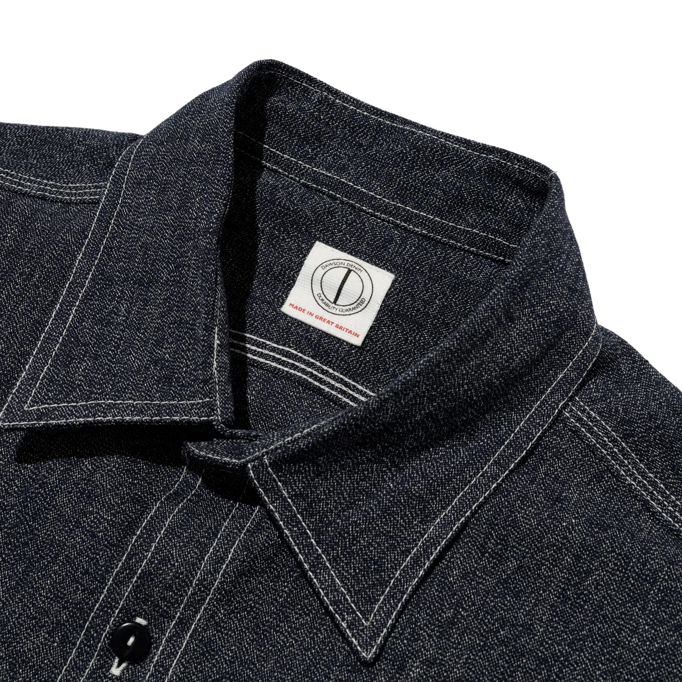 Dawson Denim x Triplstitched Workwear Shirt - 7oz Salt and Pepper Twisted Yarn