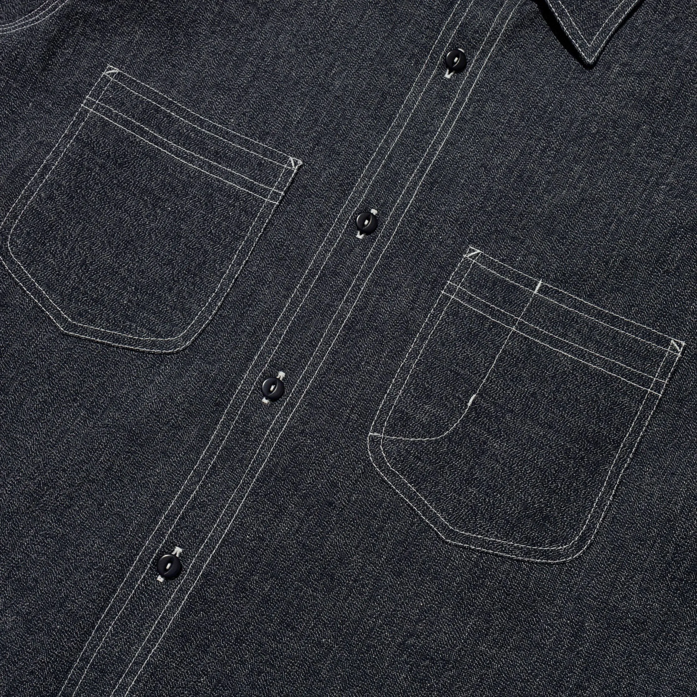 Dawson Denim x Triplstitched Workwear Shirt - 7oz Salt and Pepper Twisted Yarn