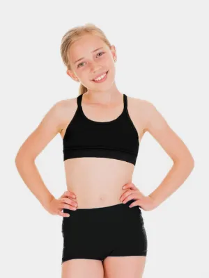 Seamless Activewear Mini Shorts - Black