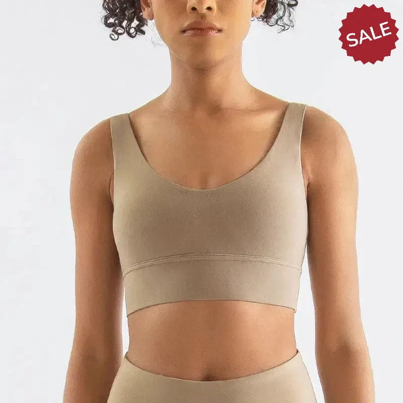 SOISOU Womens Breathable Sports Bra - Removable Pad, Gym Fitness Bralette