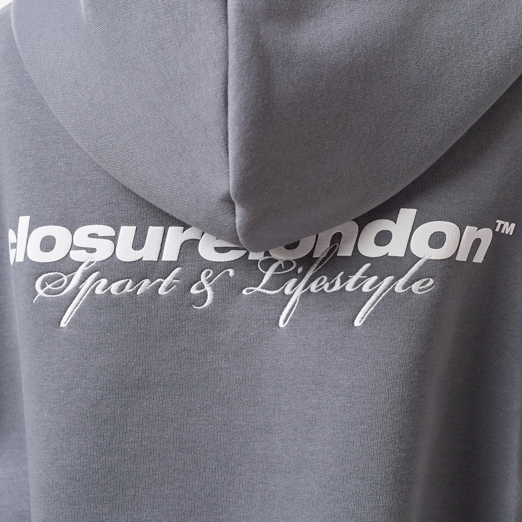 Stacked Crop Tracksuit | Space Grey