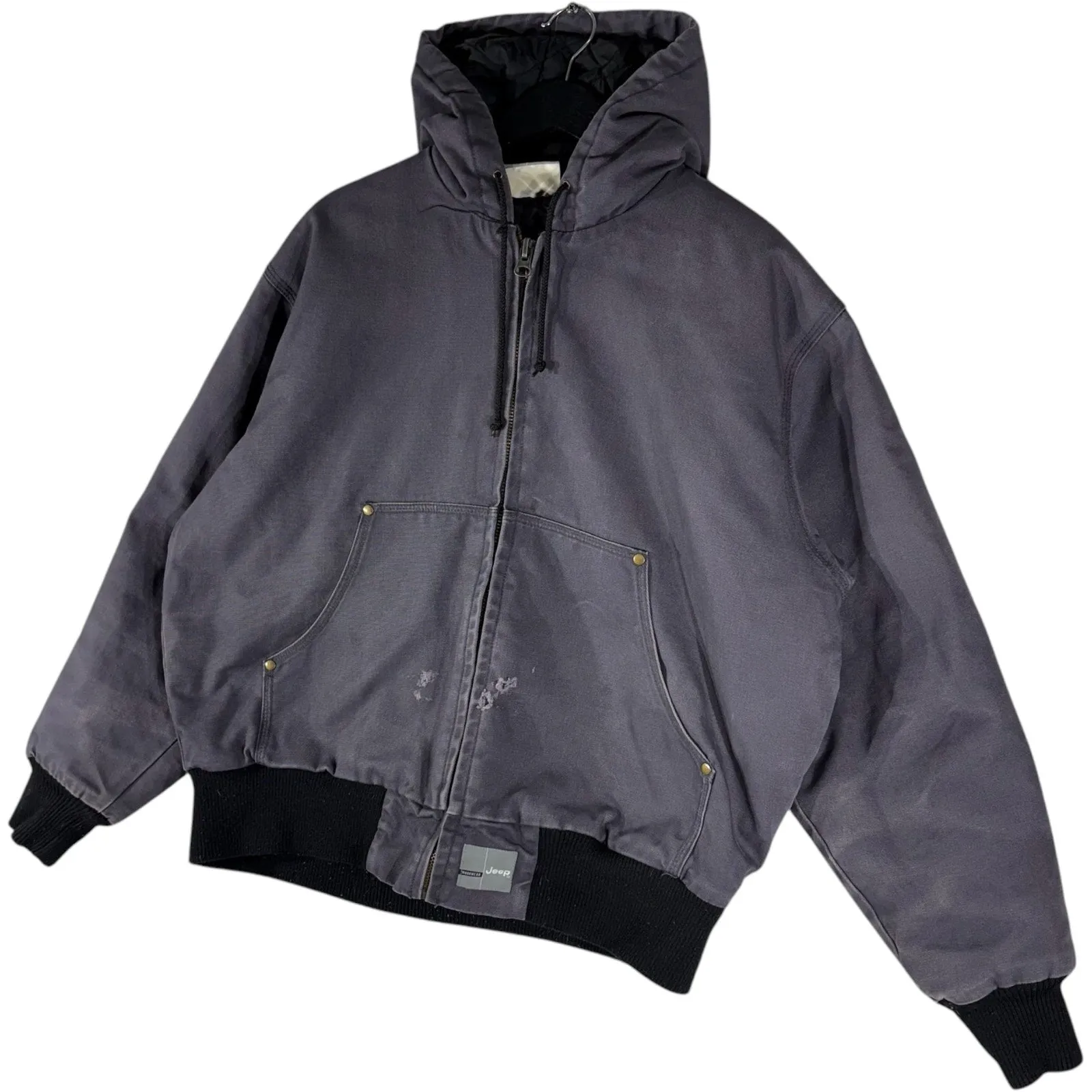 Vintage Jeep Hooded Workwear Jacket